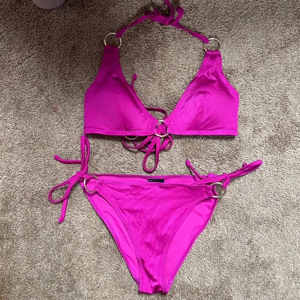 Purple adjustable two piece
